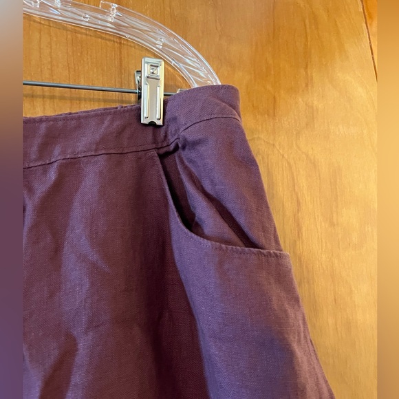 J. Jill Linen Skirt Long Modest Church Pockets Vintage NWT Size XL Tall XLT - Picture 7 of 13